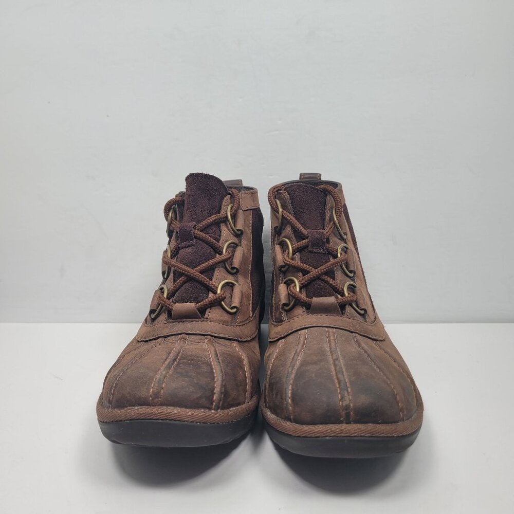 UGG Heather Women's Brown Ankle Duck Boots S/N 1095156 US Size 8 - Picture 3 of 8